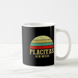 Placitas New Mexico Vintage Retro Sunset  Coffee Mug