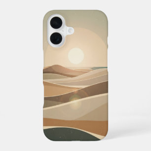 Plage Abstraite Vintage iPhone 16 Case