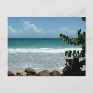 Plage (Beach), Le Diamant - Martinique, FWI Postcard