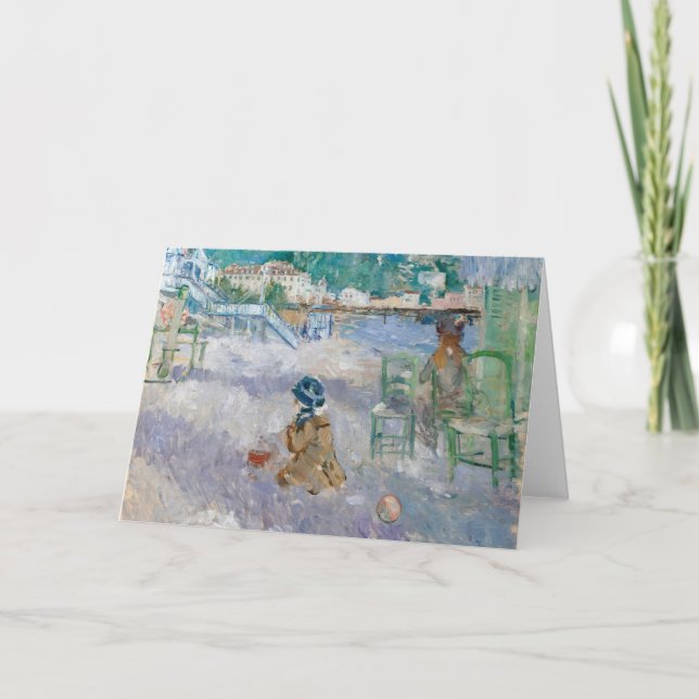 Plage De Nice | Berthe Morisot Card (Front)