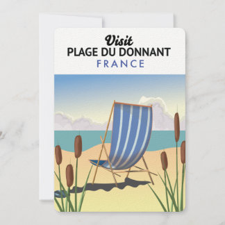 Plage du Donnant France Invitation