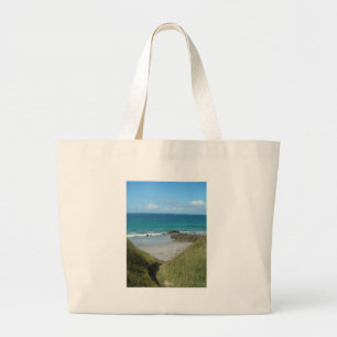 plage large tote bag
