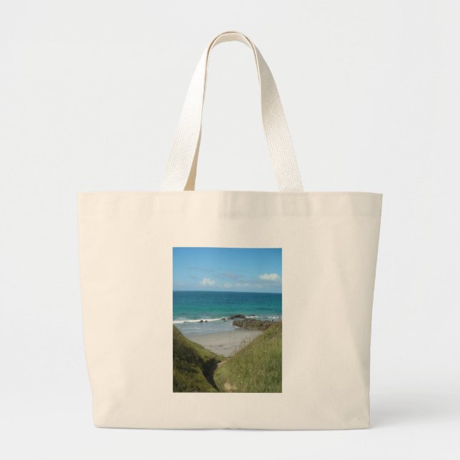 plage large tote bag (Front)
