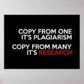 Plagiarism and Research Poster (Front)