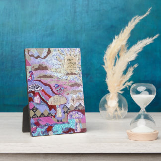 Plague, art with stand, art on board, plague&easel plaque