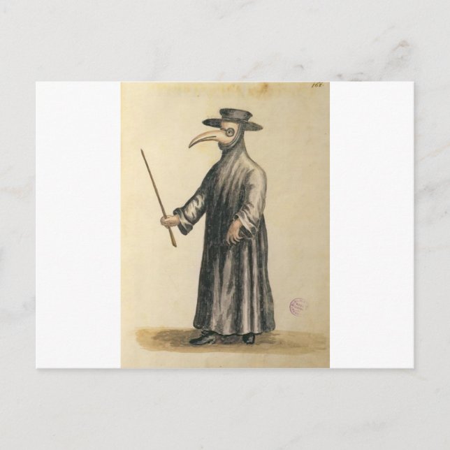 plague-doctor-2 postcard (Front)