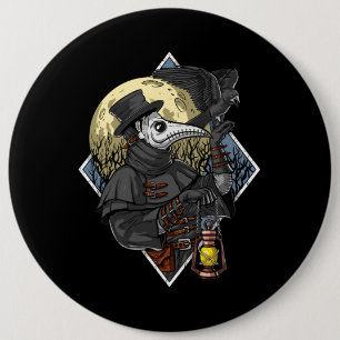 Plague Doctor 6 Cm Round Badge