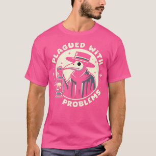 Plague Doctor Costume Men Women Doctor Plagued Wit T-Shirt
