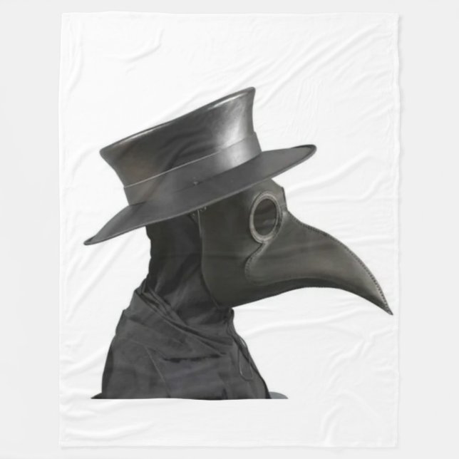 PLAGUE DOCTOR FLEECE BLANKET (Front)
