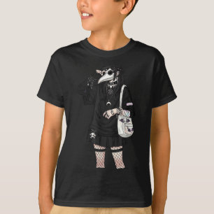 Plague Doctor Gothic Cottagecore Moth Face Mask Oc T-Shirt