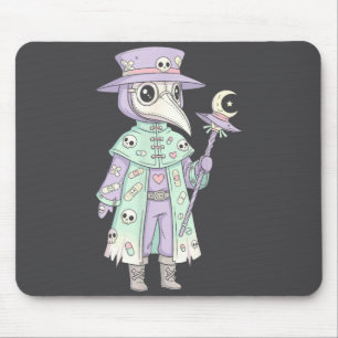 Plague Doctor Gothic Pastel Cute Moth Face Mask Oc Mouse Mat