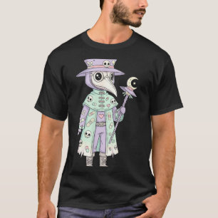 Plague Doctor Gothic Pastel Cute Moth Face Mask Oc T-Shirt