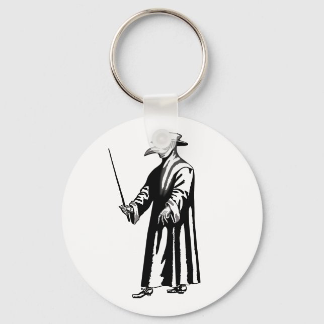 Plague Doctor Keychain (Front)