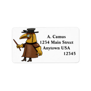 Plague Doctor Label