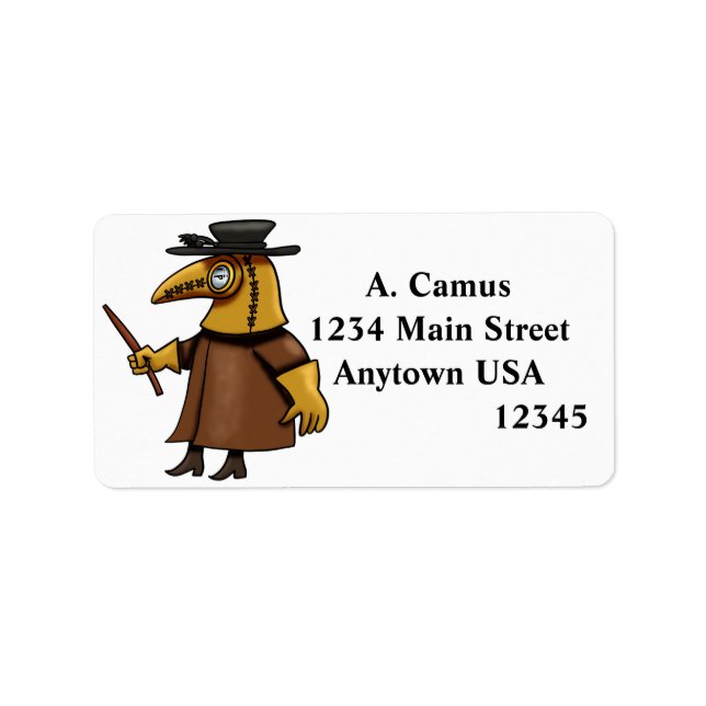 Plague Doctor Label (Front)