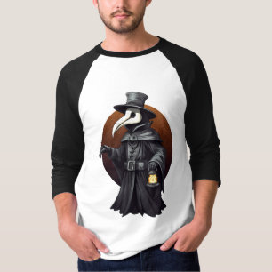 Plague Doctor Lantern T-Shirt – Dark Gothic