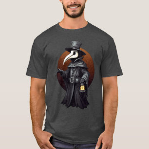 Plague Doctor Lantern T-Shirt – Dark Gothic