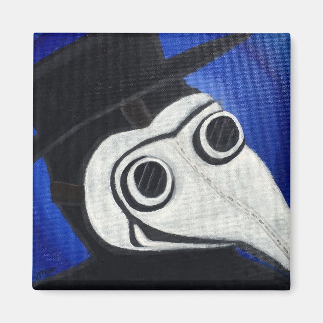 Plague Doctor Mask Magnet (Front)