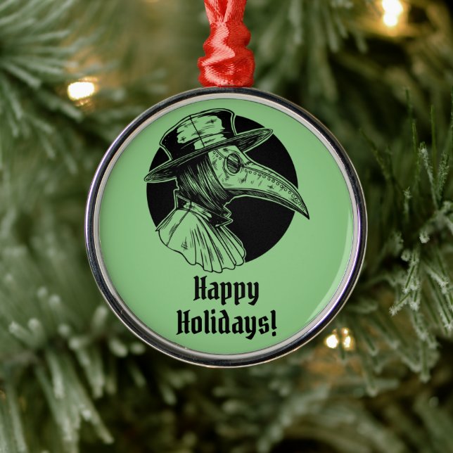 Plague Doctor  Metal Tree Decoration (Tree)