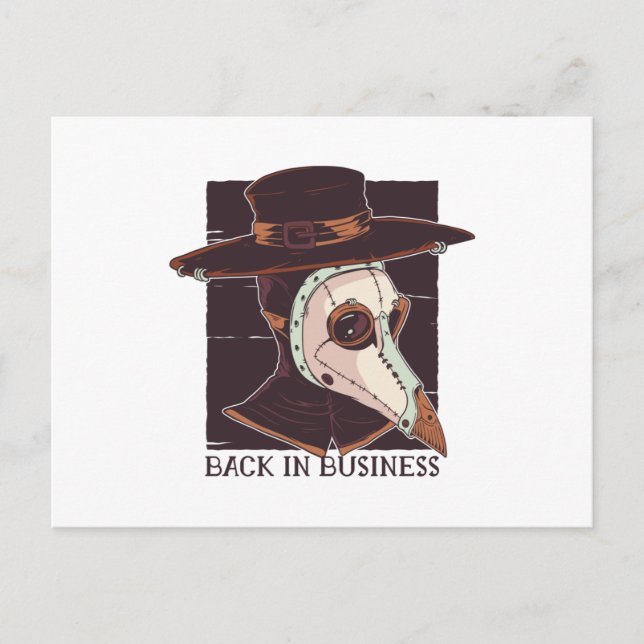 Plague Doctor Postcard (Front)