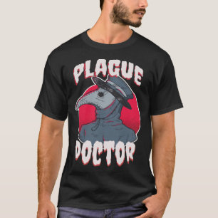 Plague Doctor Quarantine Halloween Costume Men Wom T-Shirt