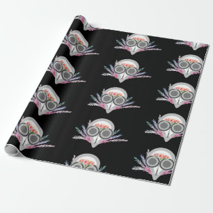 Plague Doctor Spooky Whimsical Halloween  Wrapping Paper