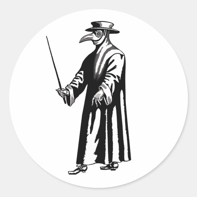 Plague Doctor Sticker (Front)