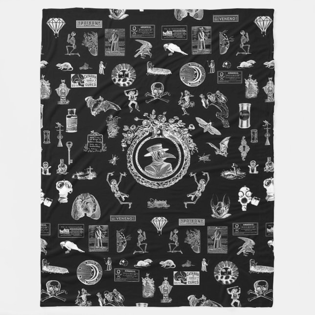 Plague Fleece Blanket (Front)