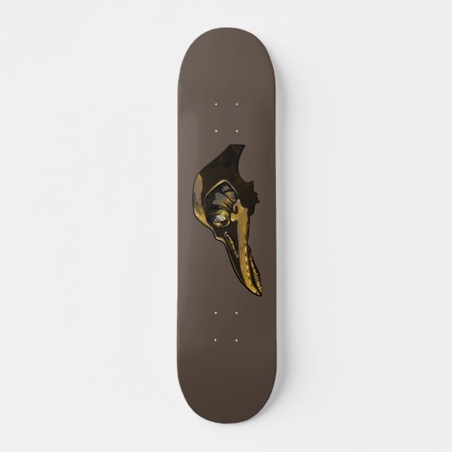 Plague Mask Skateboard (Front)