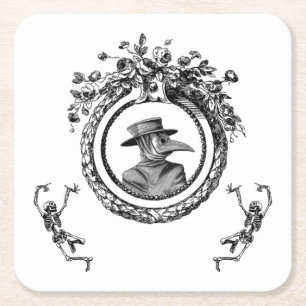 Plague Square Paper Coaster
