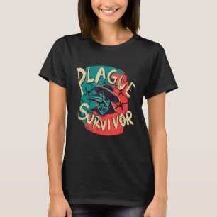 Plague Survivor Plague Doctor Mediaeval Creepy T-Shirt
