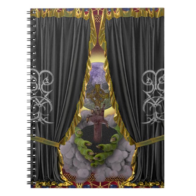 Plagued Grimoires of Necromancy & Curses III Notebook (Front)