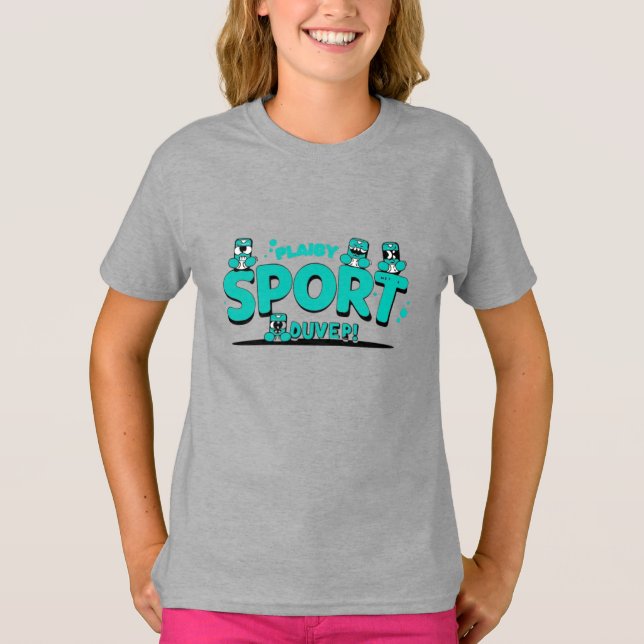Plaiby Sport Cartoon Tee (Front)