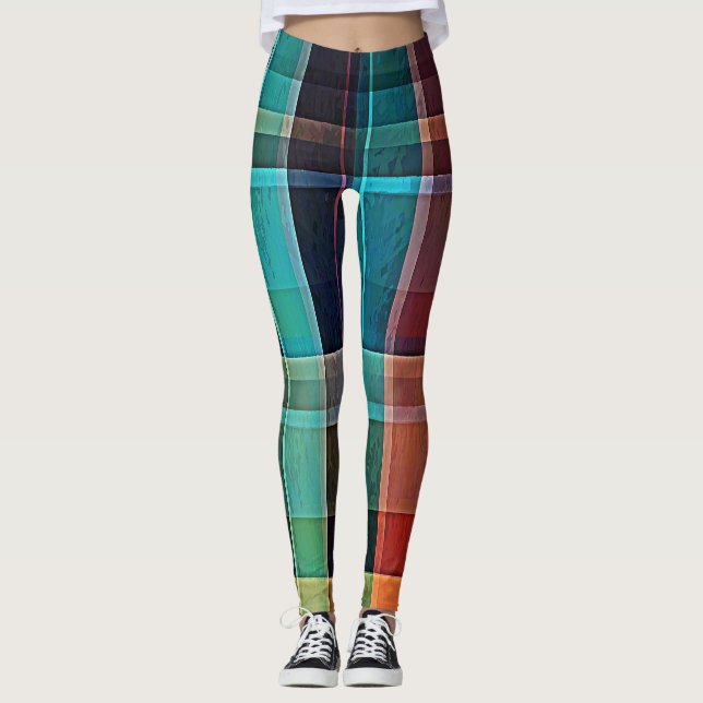 Plaid 17 leggings (Front)