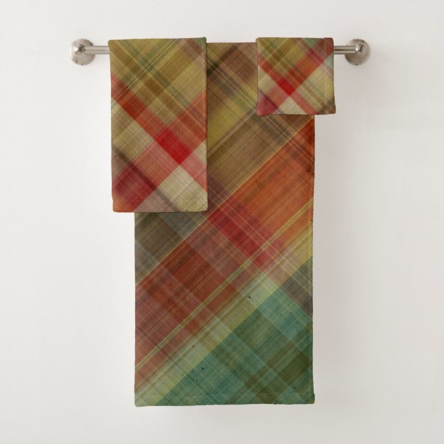 Plaid #1  Bath Towel Set (Insitu)