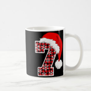 Plaid 6 7 Six Seven Meme Xmas Santa Hat Christmas Coffee Mug