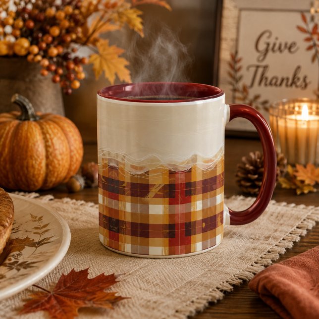 Plaid and Plenty Mug (Creator Uploaded)