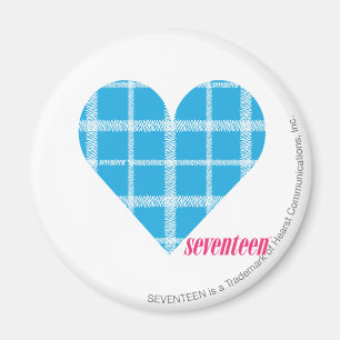 Plaid Aqua 2 Magnet