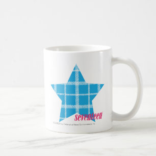 Plaid Aqua 3 Coffee Mug