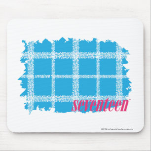 Plaid Aqua 4 Mouse Mat