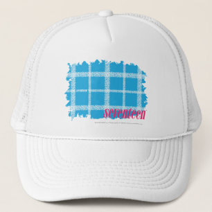 Plaid Aqua 4 Trucker Hat