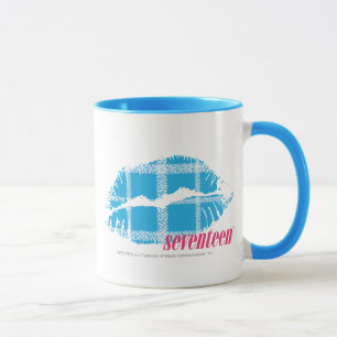 Plaid Aqua Mug