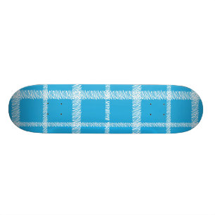 Plaid Aqua Skateboard