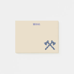 Plaid Axe Lumberjack Post-it Notes