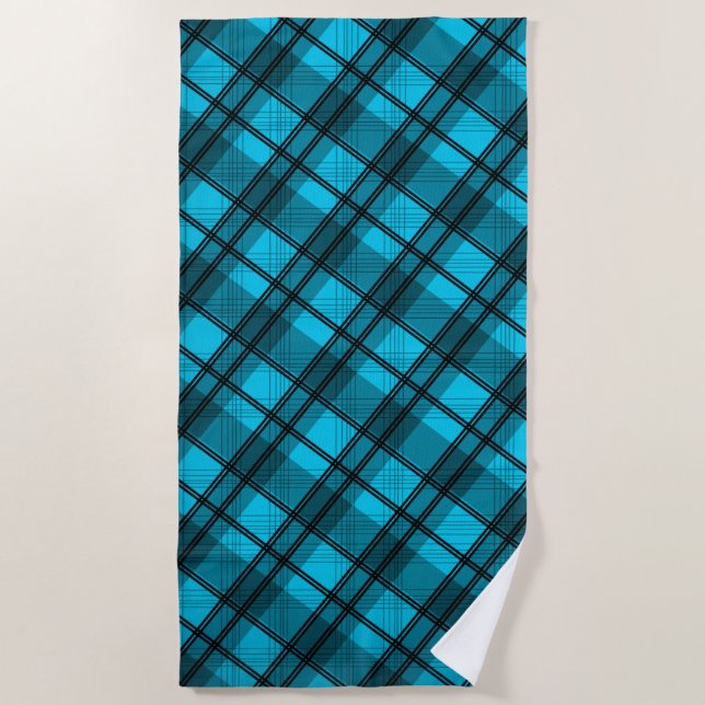 Plaid Beach Towel (Front)
