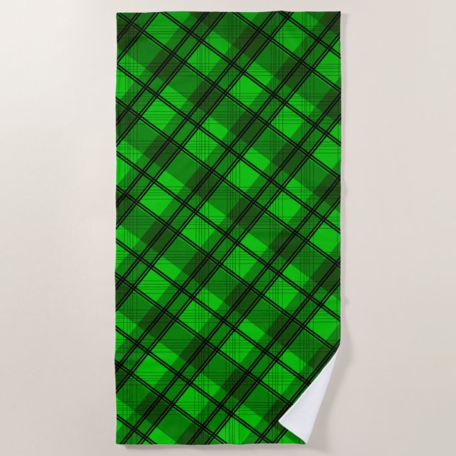 Plaid Beach Towel (Front)