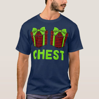 Plaid Chest Nuts Chestnuts Matching Couples Christ T-Shirt