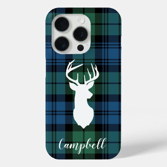 Plaid Christmas Clan Campbell Tartan Case-Mate iPhone Case (Back)