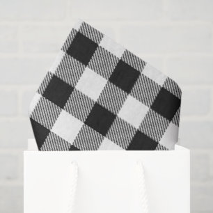 Plaid Christmas Holly Ho! Ho! Ho! Holiday Cheer Tissue Paper