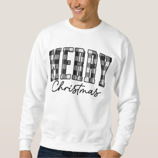 Plaid Christmas Sweatshirts | Men's Grey